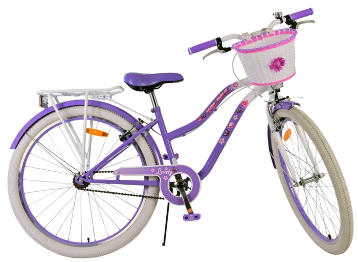 Volare Lovely Kinderfiets - Meisjes - 26 inch - Paars - Twee handremmen - Afbeelding 10