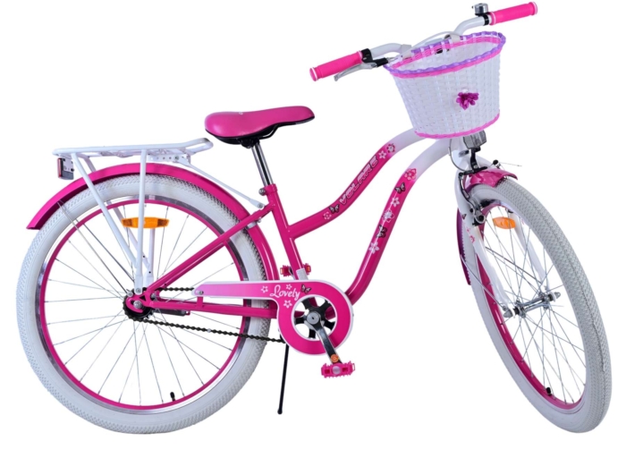 Volare Lovely Kinderfiets - Meisjes - 24 inch - Roze - Afbeelding 10