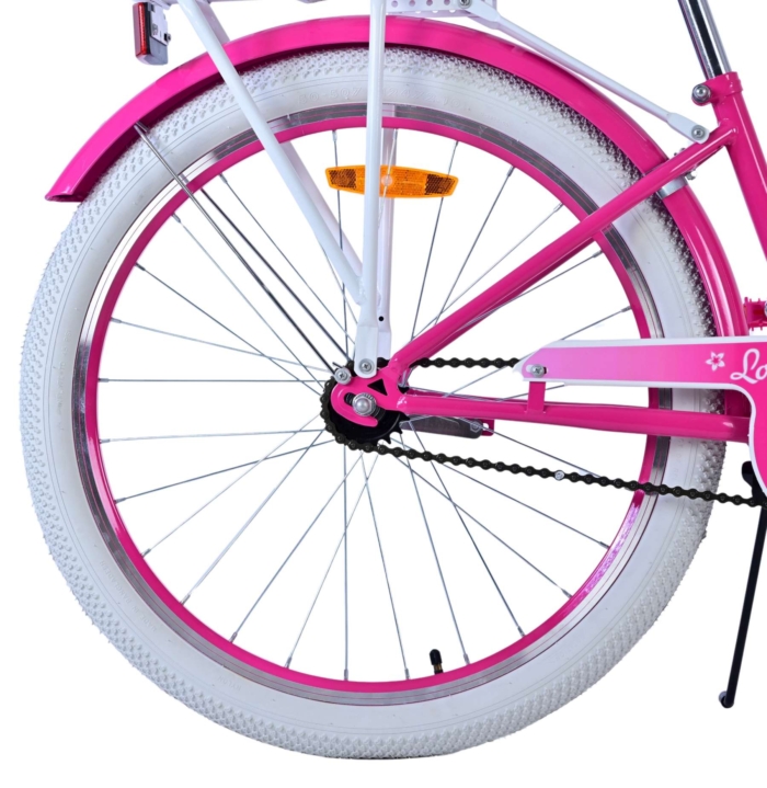 Volare Lovely Kinderfiets - Meisjes - 24 inch - Roze - Afbeelding 2