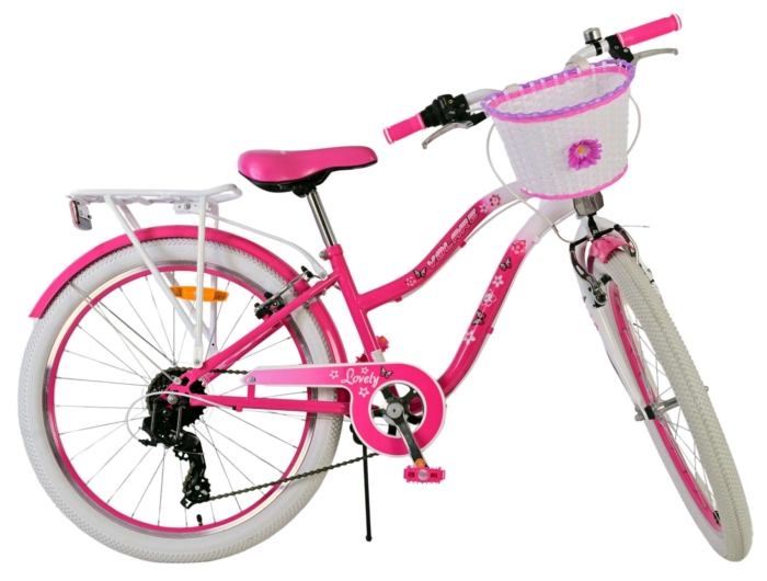 Volare Lovely Kinderfiets - Meisjes - 24 inch - Roze - 7 Versnellingen - Afbeelding 11