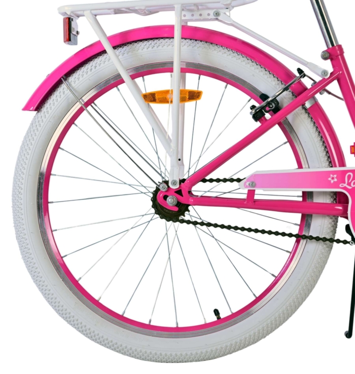 Volare Lovely Kinderfiets - Meisjes - 24 inch - Roze - Twee handremmen - Afbeelding 2