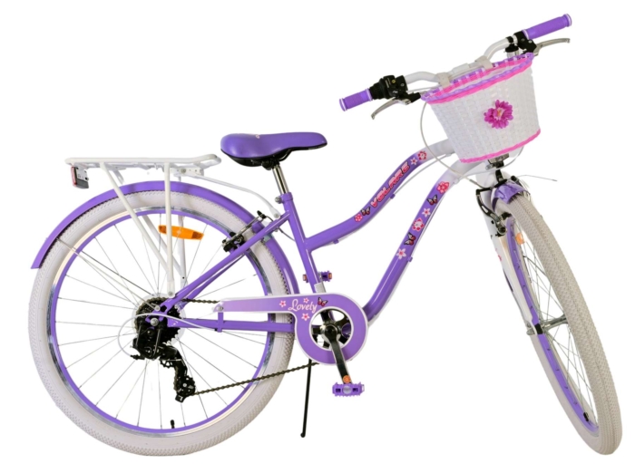 Volare Lovely Kinderfiets - Meisjes - 26 inch - Paars - 7 speed - Afbeelding 11