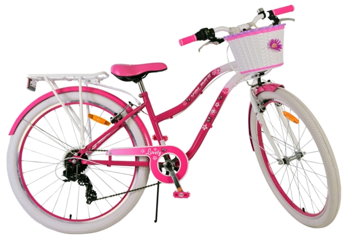 Volare Lovely Kinderfiets - Meisjes - 26 inch - Roze - 7 speed - Afbeelding 11