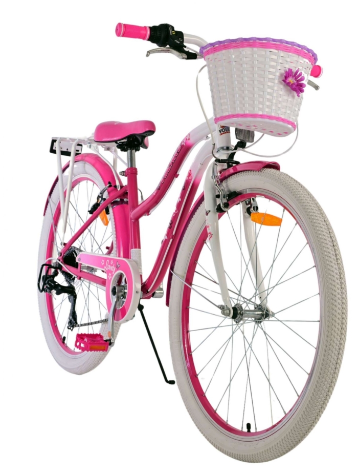 Volare Lovely Kinderfiets - Meisjes - 26 inch - Roze - 7 speed - Afbeelding 6