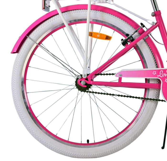 Volare Lovely Kinderfiets - Meisjes - 26 inch - Roze - Twee handremmen - Afbeelding 2