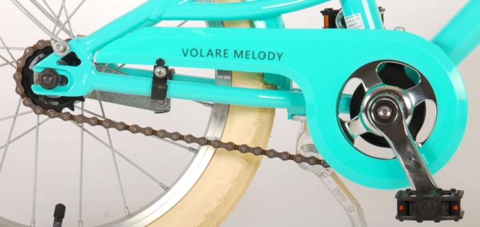 Volare Melody Kinderfiets - Meisjes - 16 inch - Turquoise - Prime Collection - Afbeelding 6