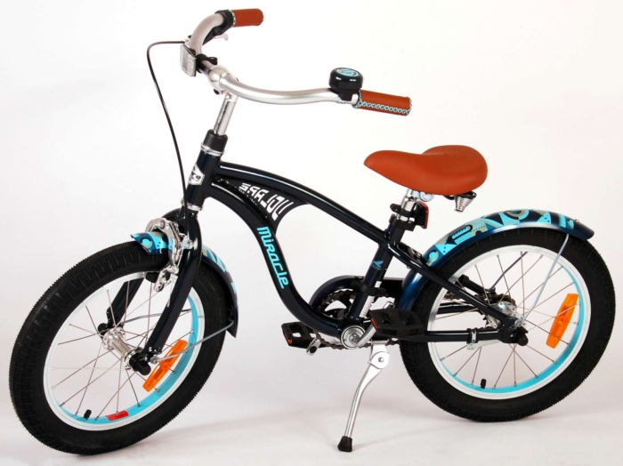 Volare Miracle Cruiser Kinderfiets - Jongens - 16 inch - Mat Blauw - Prime Collection - Afbeelding 14