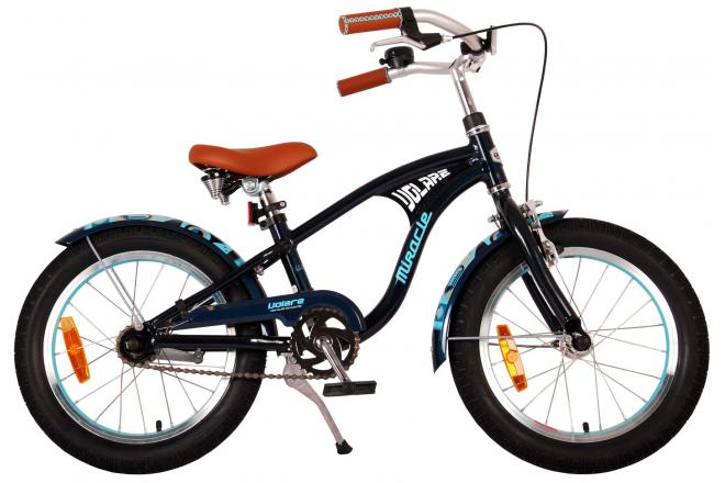 Volare Miracle Cruiser Kinderfiets - Jongens - 16 inch - Mat Blauw - Prime Collection