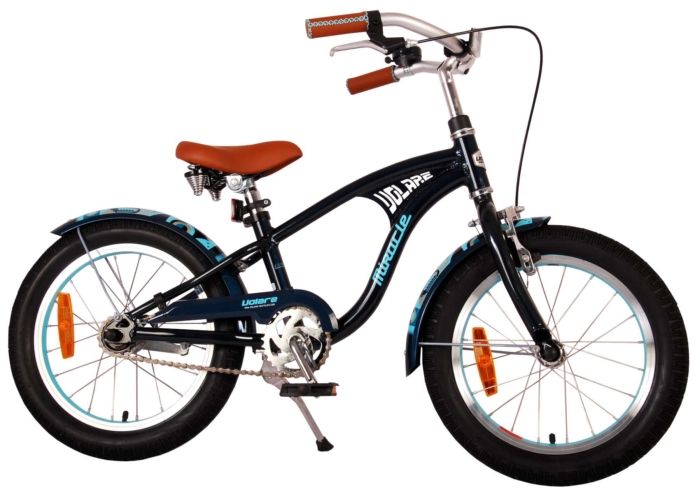 Volare Miracle Cruiser Kinderfiets - Jongens - 16 inch - Mat Blauw - Prime Collection - Afbeelding 2