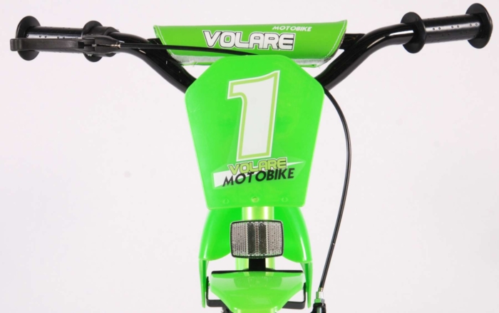 Volare Motorbike Kinderfiets - Jongens - 12 inch - Groen - 95% afgemonteerd - Afbeelding 11