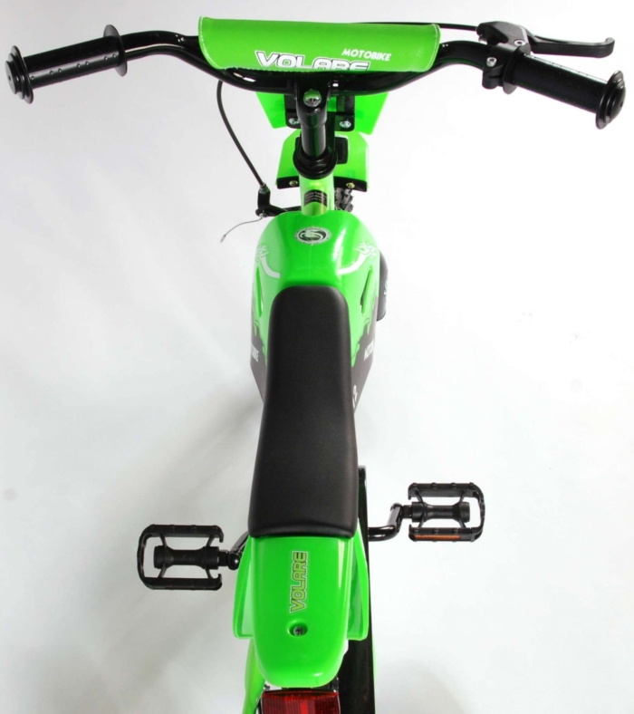 Volare Motorbike Kinderfiets - Jongens - 12 inch - Groen - 95% afgemonteerd - Afbeelding 9