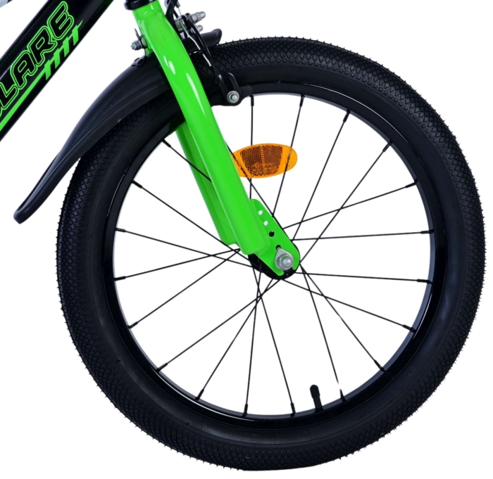 Volare Sportivo Kinderfiets - Jongens - 18 inch - Groen Zwart - Afbeelding 3