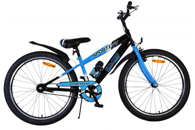 Volare Sportivo Kinderfiets - Jongens - 24 inch - Zwart Blauw