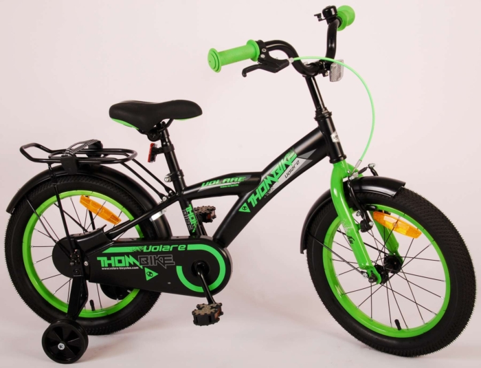 Volare Thombike Kinderfiets - Jongens - 16 inch - Zwart Groen - Afbeelding 3