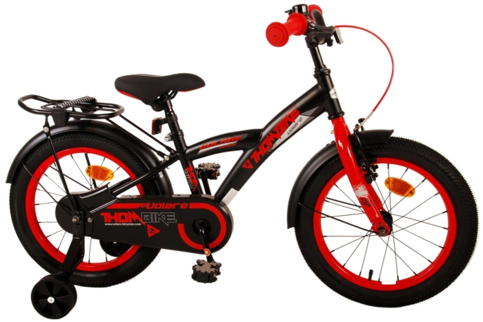 Volare Thombike Kinderfiets - Jongens - 16 inch - Zwart Rood - Afbeelding 2