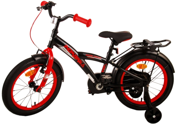 Volare Thombike Kinderfiets - Jongens - 16 inch - Zwart Rood - Afbeelding 14