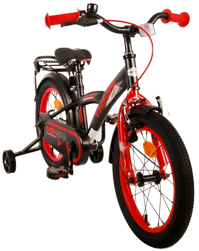 Volare Thombike Kinderfiets - Jongens - 16 inch - Zwart Rood - Afbeelding 10