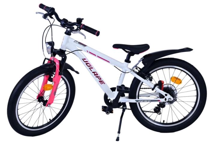 Volare XC Race Kinderfiets - 20 inch - 7 speed - Wit Roze - Afbeelding 9