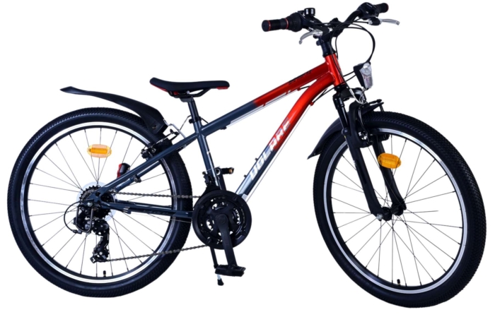 Volare XC Race Kinderfiets - 24 inch - 21 speed - Rood/Grijs - Afbeelding 11