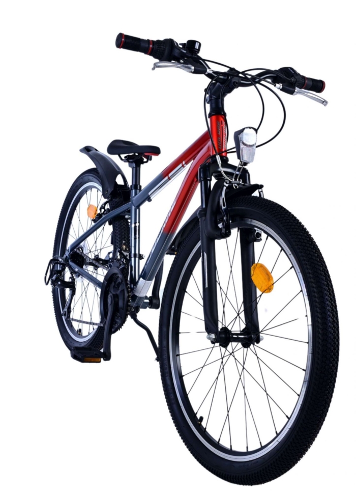 Volare XC Race Kinderfiets - 24 inch - 21 speed - Rood/Grijs - Afbeelding 6