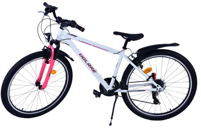 Volare XC Race Kinderfiets - 26 inch - 21 speed - Wit Roze - Afbeelding 9