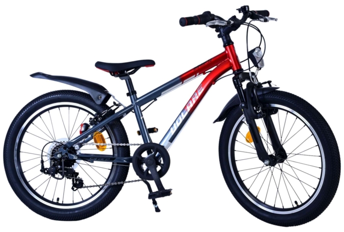 Volare XC Race Kinderfiets - 20 inch - 7 speed - Rood/Grijs - Afbeelding 11