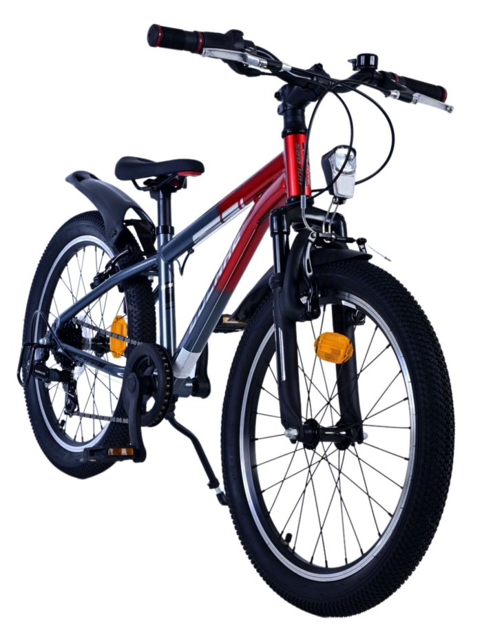 Volare XC Race Kinderfiets - 20 inch - 7 speed - Rood/Grijs - Afbeelding 6