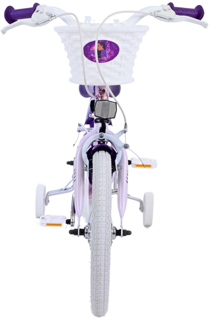 Disney Wish Kinderfiets - Meisjes - 16 inch - Paars - Twee handremmen - Afbeelding 7