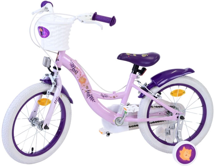 Disney Wish Kinderfiets - Meisjes - 16 inch - Paars - Twee handremmen - Afbeelding 9