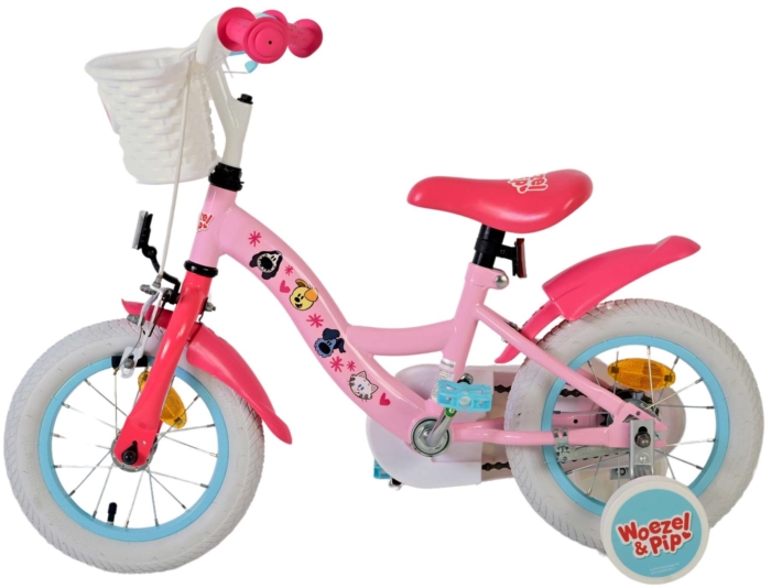 Woezel & Pip Kinderfiets - Meisjes - 12 inch - Roze - Afbeelding 8