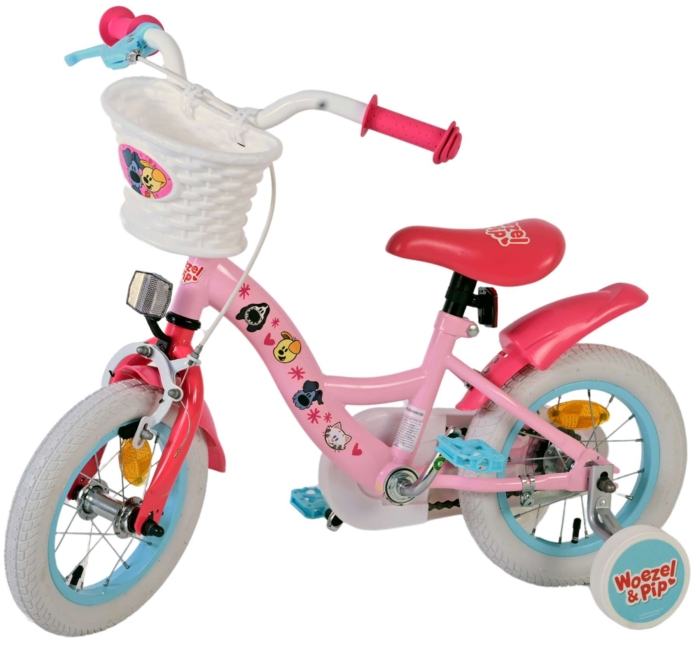 Woezel & Pip Kinderfiets - Meisjes - 12 inch - Roze - Afbeelding 9