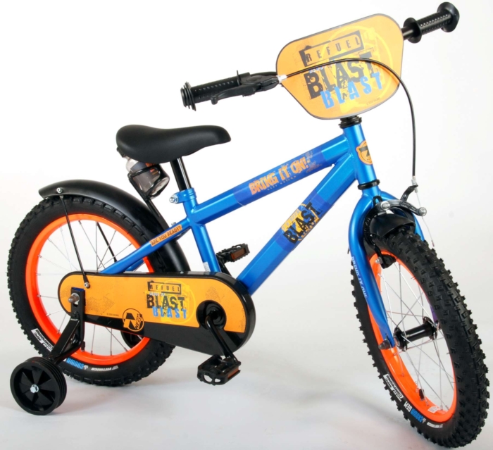 NERF Kinderfiets - Jongens - 16 inch - Satijn Blauw - Afbeelding 3