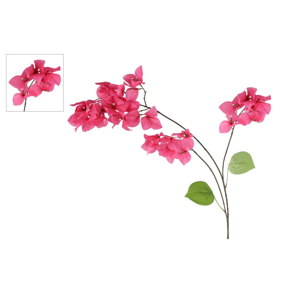 Kunstbloem Bougainvillea Ibiza roze PE 102cm