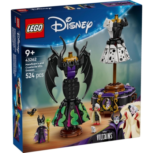 LEGO 43262 Disney Classic De jurken van Maleficent en Cruella De Vil