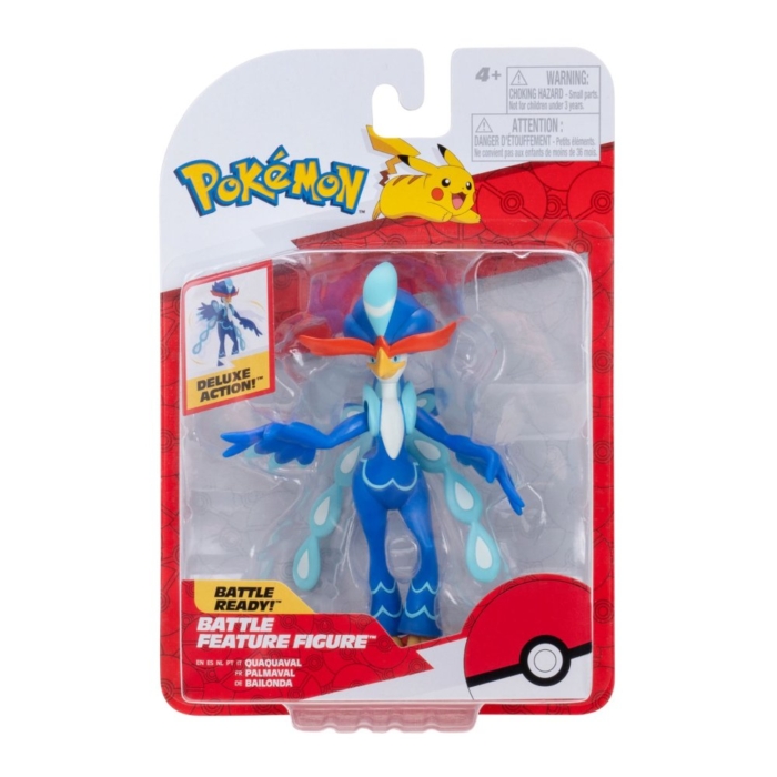 Pokémon Battle Figuur Quaquaval 12 Cm