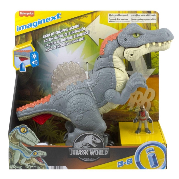 Jurassic World Imaginext Ultra Snap Spinosaurus   Met Licht En Geluid