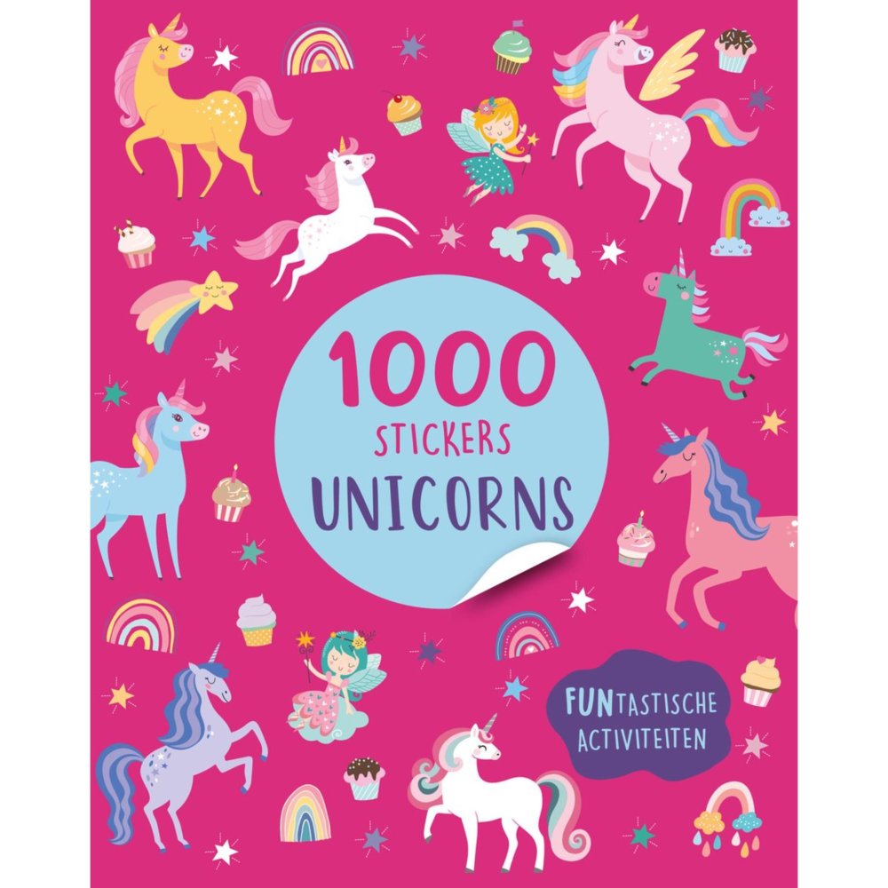 Boek Stickerboek 1000 Stickers Unicorn