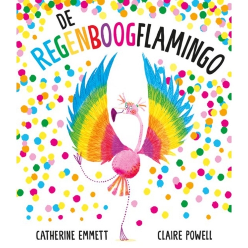 Boek De Regenboogflamingo