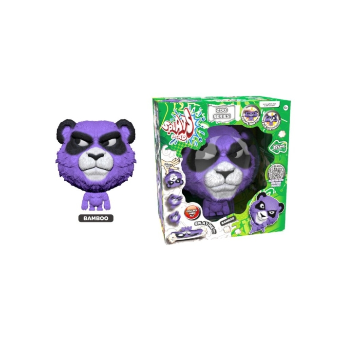 Splats Head Purple Wolf 11 cm