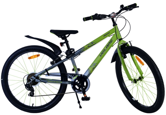 Volare Rocky Kinderfiets - 24 inch - Groen - 7 speed - Afbeelding 11