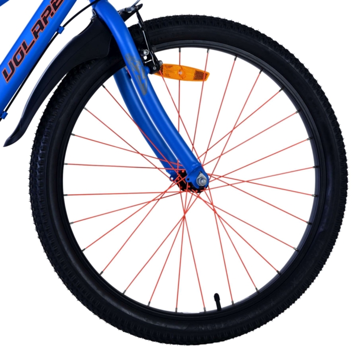 Volare Rocky Kinderfiets - 24 inch - Blauw - Shimano Nexus 3 versnellingen - Afbeelding 3