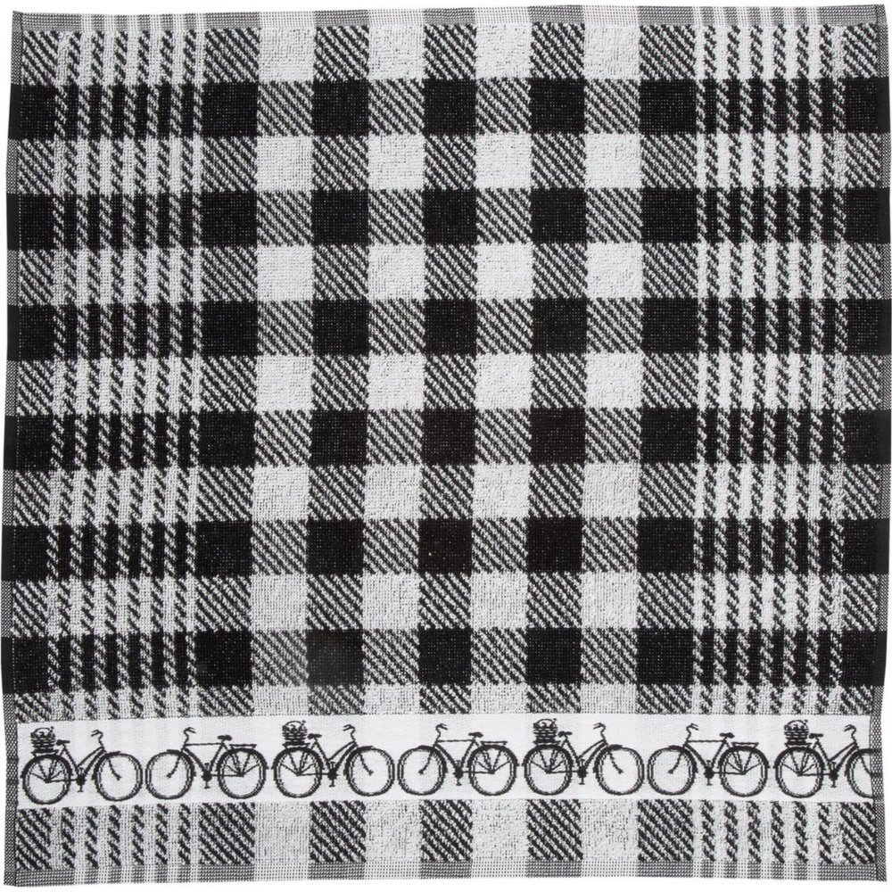 Theedoek Dutch Black Bicycle set 6