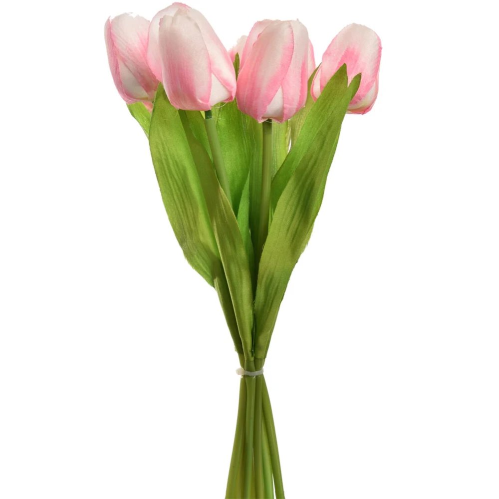 Tulp boeket 7 stuks 35 cm pink