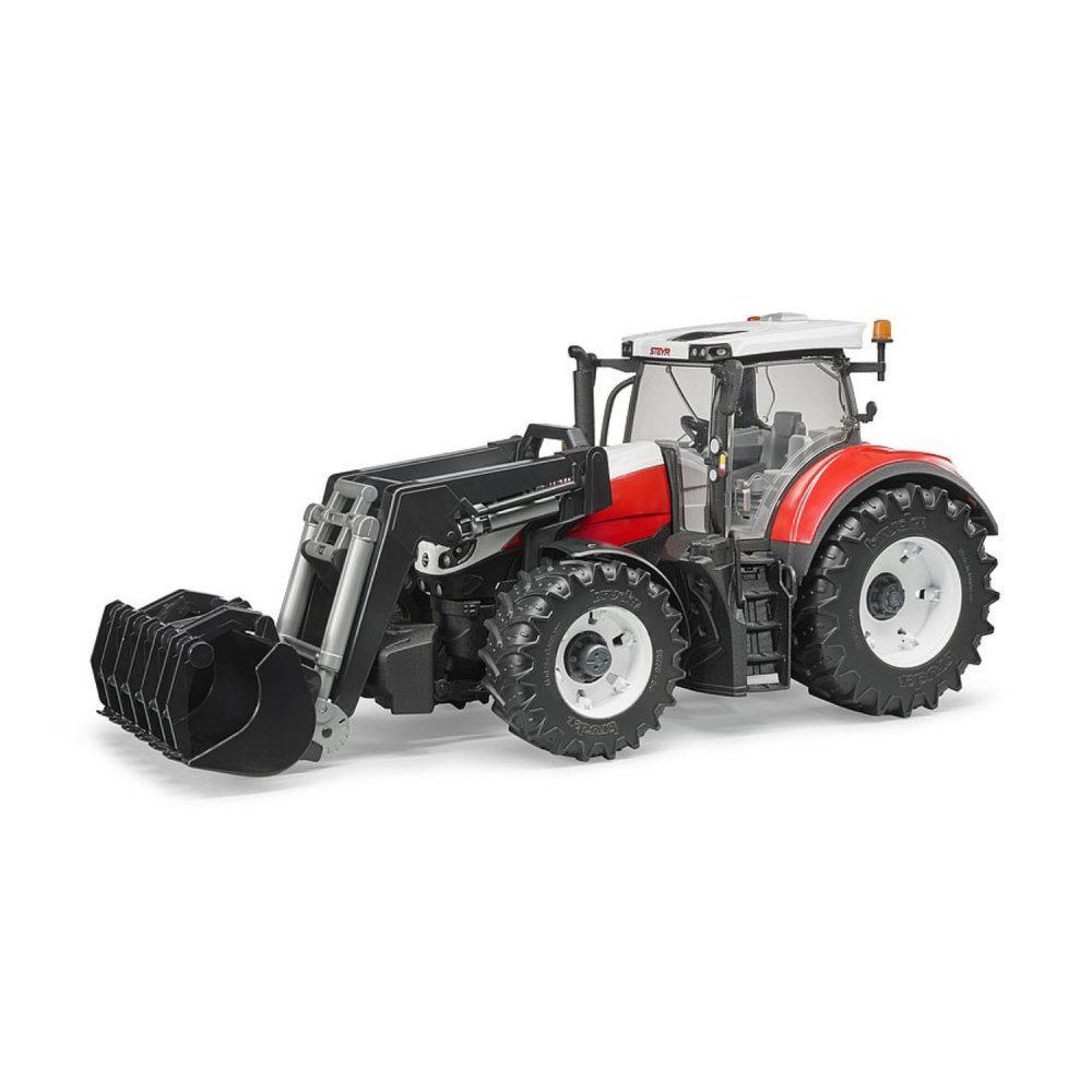 Bruder Tractor Steyr 630 Terrus CVT Met Frontlader