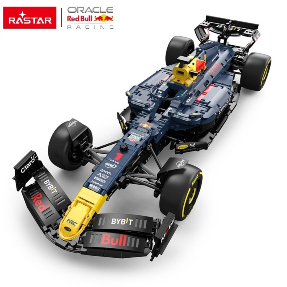 Red Bull bouwset Max Verstappen 1:8