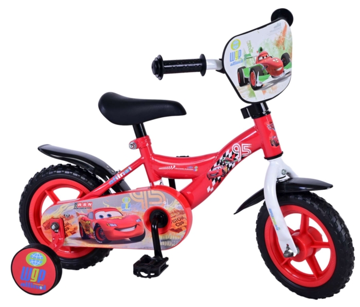 Disney Cars Kinderfiets - Jongens - 10 inch - Rood - Doortrapper - Afbeelding 2