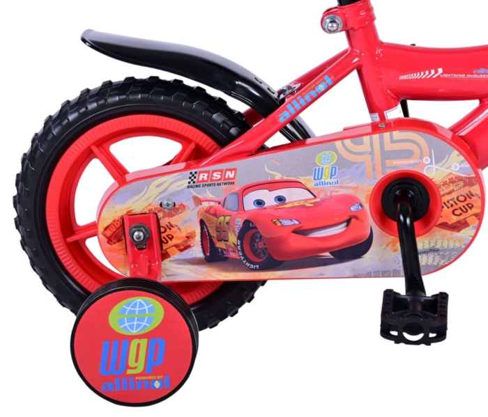 Disney Cars Kinderfiets - Jongens - 10 inch - Rood - Doortrapper - Afbeelding 3