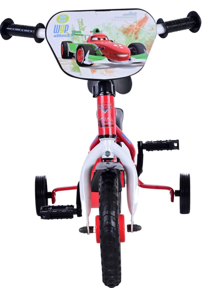 Disney Cars Kinderfiets - Jongens - 10 inch - Rood - Doortrapper - Afbeelding 7